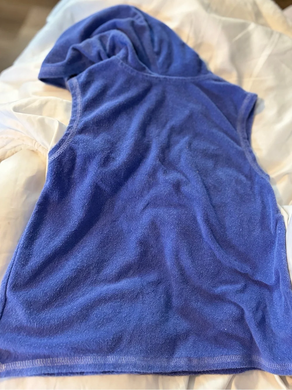 Disney Kids Blue Hooded Swim Coverup with Front Pocket